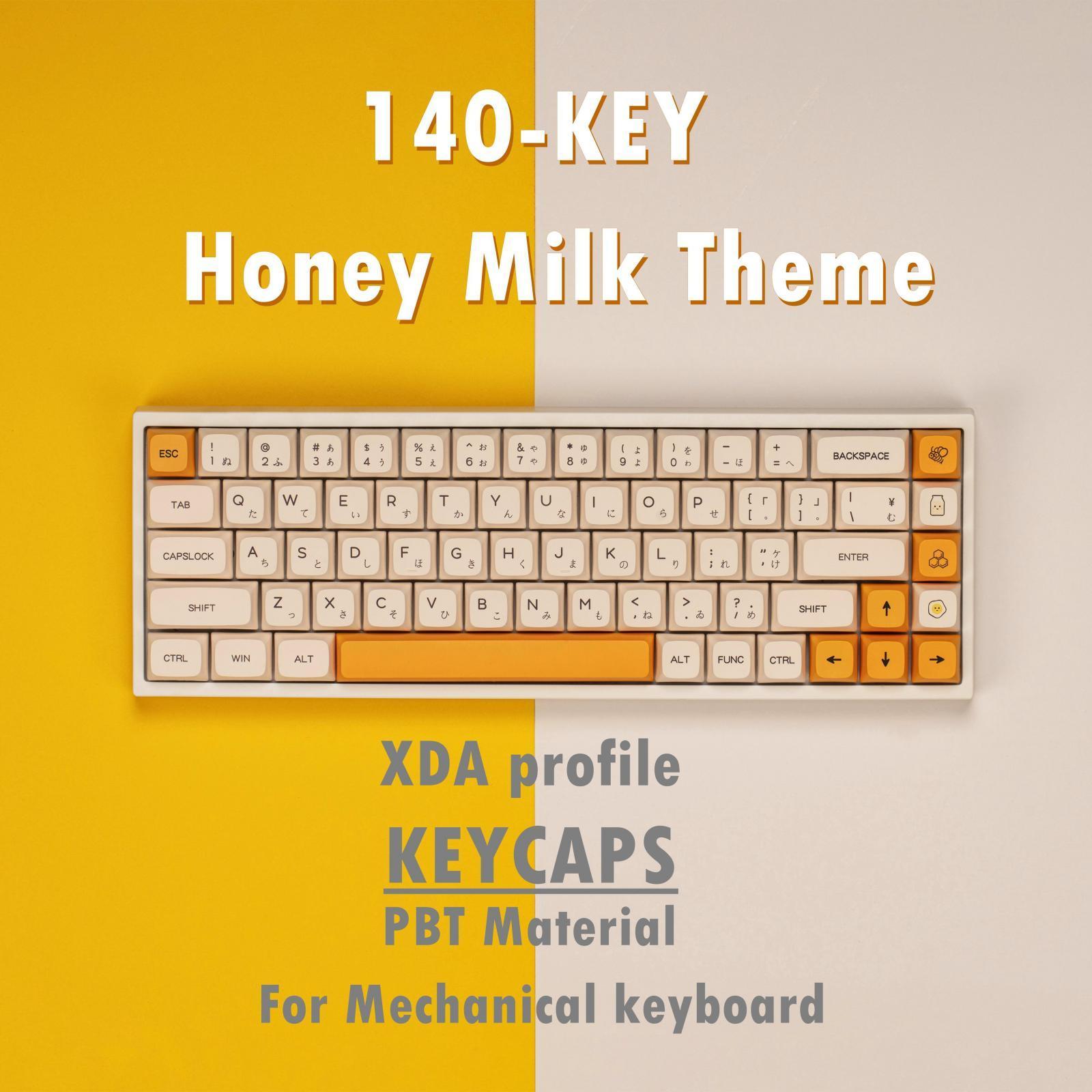 140keys PBT Keycaps  Theme XDA Profile fit  Switch