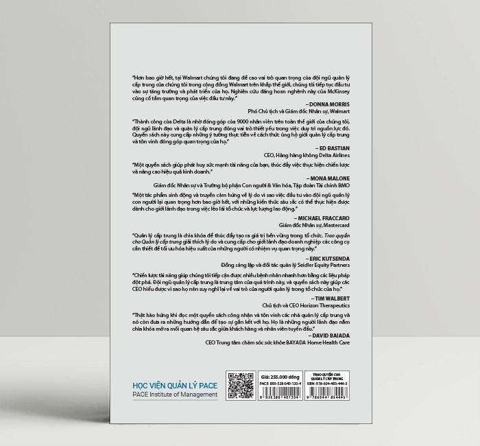 Trao Quyền Cho Quản Lý Cấp Trung (Power to the Middle) - Bill Schaninger; Bryan Hancock; Emily Field - PACE Books