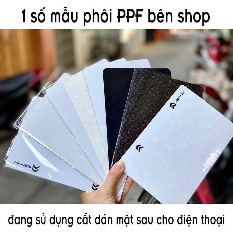 Miếng dán PPF mặt lưng 3D vân kim cương cho Xiaomi 12T - 12T Pro