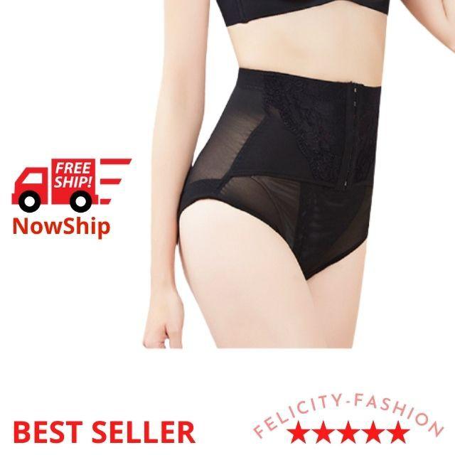 Quần Gen Nịt Bụng Cạp Cao Chống Cuộn 3 Khóa Cái MS668