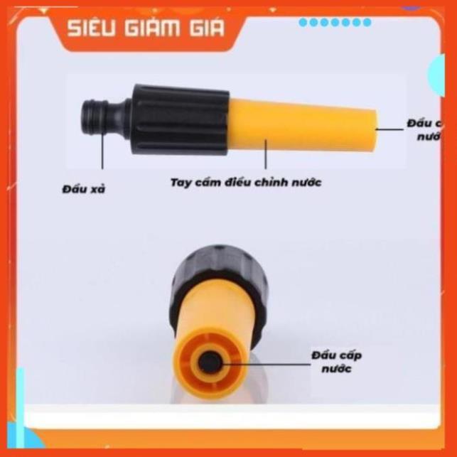 Đầu vòi xịt rửa xe tăng áp, đầu vòi xịt tưới cây tạo tia siêu mạnh tăng áp lực nước - 206622-5