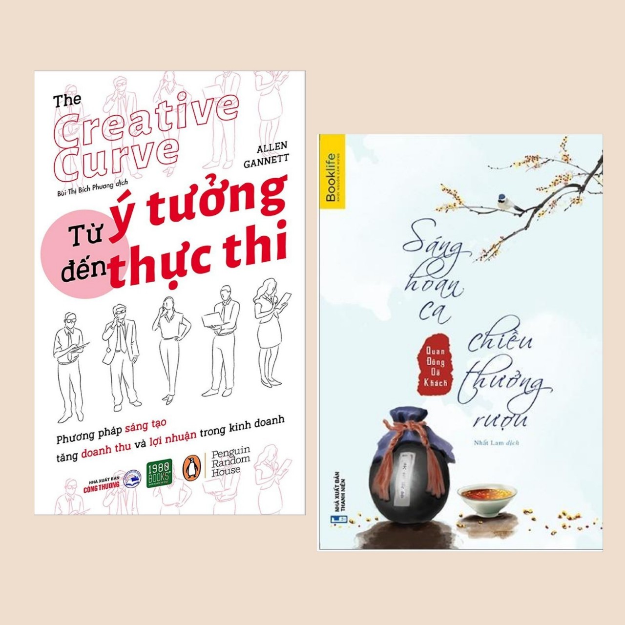 Combo Sách Hay: Sáng Hoan Ca, Chiều Thưởng Rượu + Từ Ý Tưởng Đến Thực Thi -