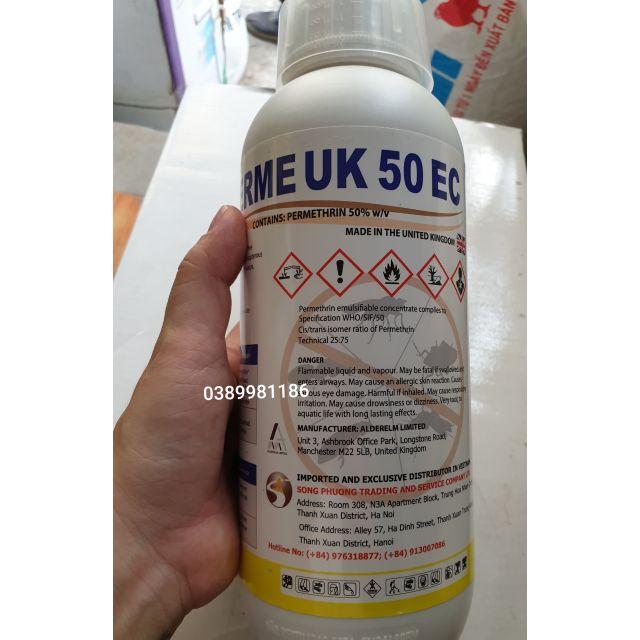 Thuốc diệt côn trùng PERME UK 50 EC nhập khẩu Anh Quốc
Chai 1 lít