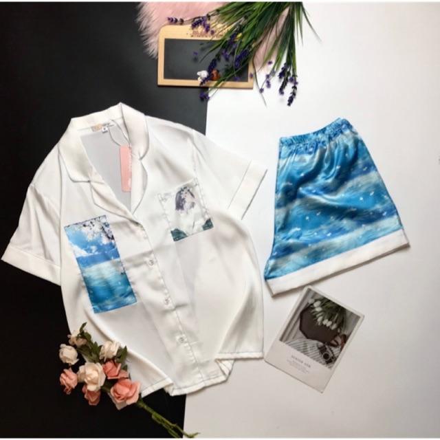 BỘ PIJAMA ĐÙI PHỐI CAO CẤP LOẠI 1