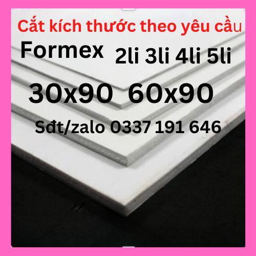Bìa mô hình Formex 30X90, 60X90 , 2li 3li 4li 5li