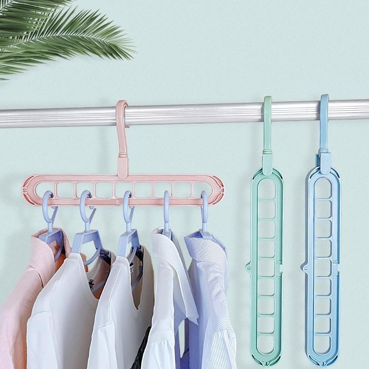 Móc treo quần áo 9 lỗ - Mắc áo thông minh tiết kiệm diện tích