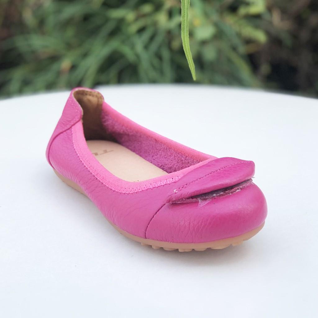 Giày búp bê da thật siêu dễ thương cho bé gái 21532