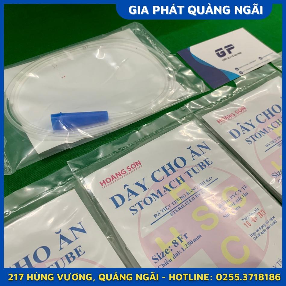 DÂY CHO ĂN SỐ 8 KHÔNG NẮP HOÀNG SƠN VN ỐNG XÔNG DẠ DÀY NUÔI ĂN FEEDING TUBE FR8