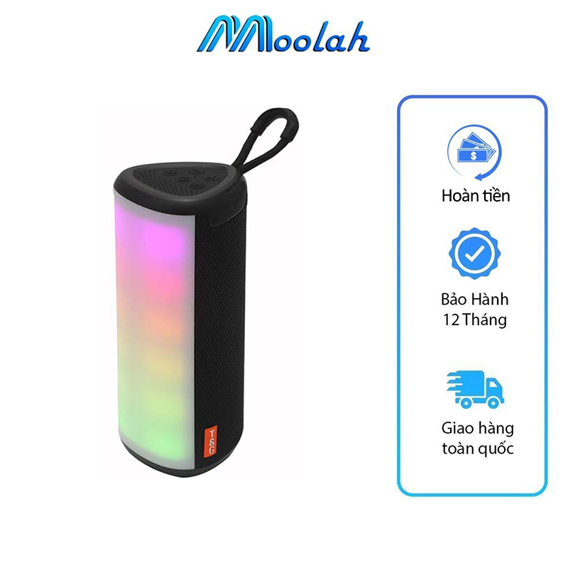 Loa Bluetooth Mini Không Dây Bass Mạnh T-G 357 Cầm Tay Có Đèn Led RGB Treble Rời Nghe Nhạc Công Suất Lớn Hát Karaoke Vi Tính Tương Thích Với Điện Thoại MáyTính Quay Tiktok Triệu View