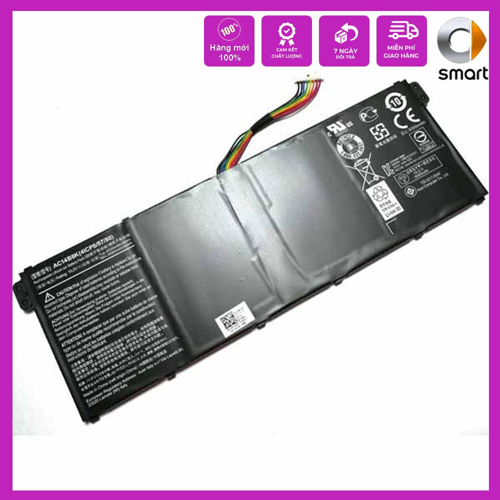 Pin cho Laptop Acer Aspire V5-132 V5-132P - Pin Zin - AC14B8K AC14B18J - Hàng Chính Hãng