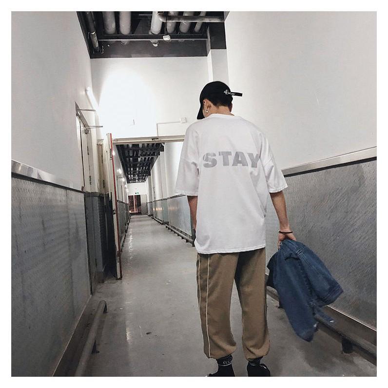 Áo thun Stee STAY 1987 Phản quang The Ngầu Style Trùm Unisex aothununisex aophongnam