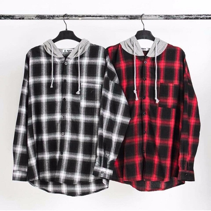 Áo sơ mi nam dài tay, họa tiết kẻ caro Flannel, chất dạ dày dặn, phong cách Hàn Quốc, hàng chuẩn y hình, áo sơ mi sọc unisex ulzzang, áo sơ nam, áo sơ mi nữ, áo sơ mi couple đều măc được, áo khoác ngoài sơ mi