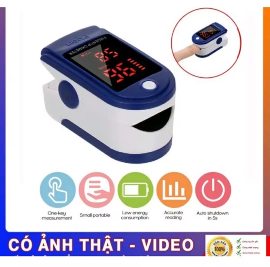 MÁY KẸP NGÓN TAY ĐO NHỊP TIM OXY THEO DÕI SỨC KHỎE