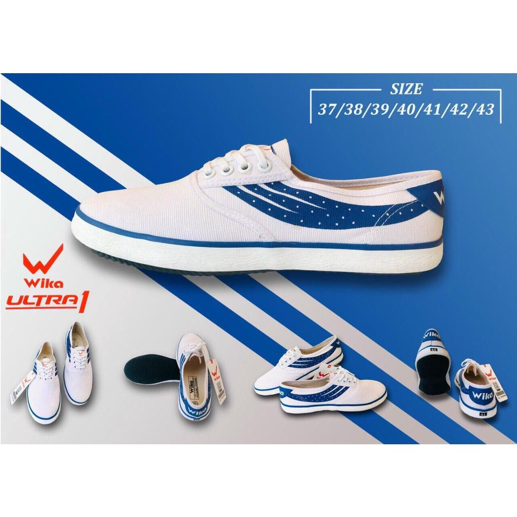 Đôi giày đá bóng bata mẫu trắng hàng xuất khẩu cao cấp Wika Ultra 1 2022