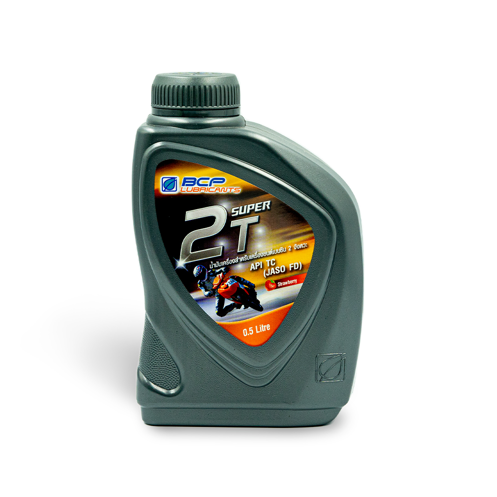 Nhớt xe 2 thì Thơm Mùi Dâu Thái Lan chất lượng cao BCP SUPER 2T – TC/FD – 0.5 Lít