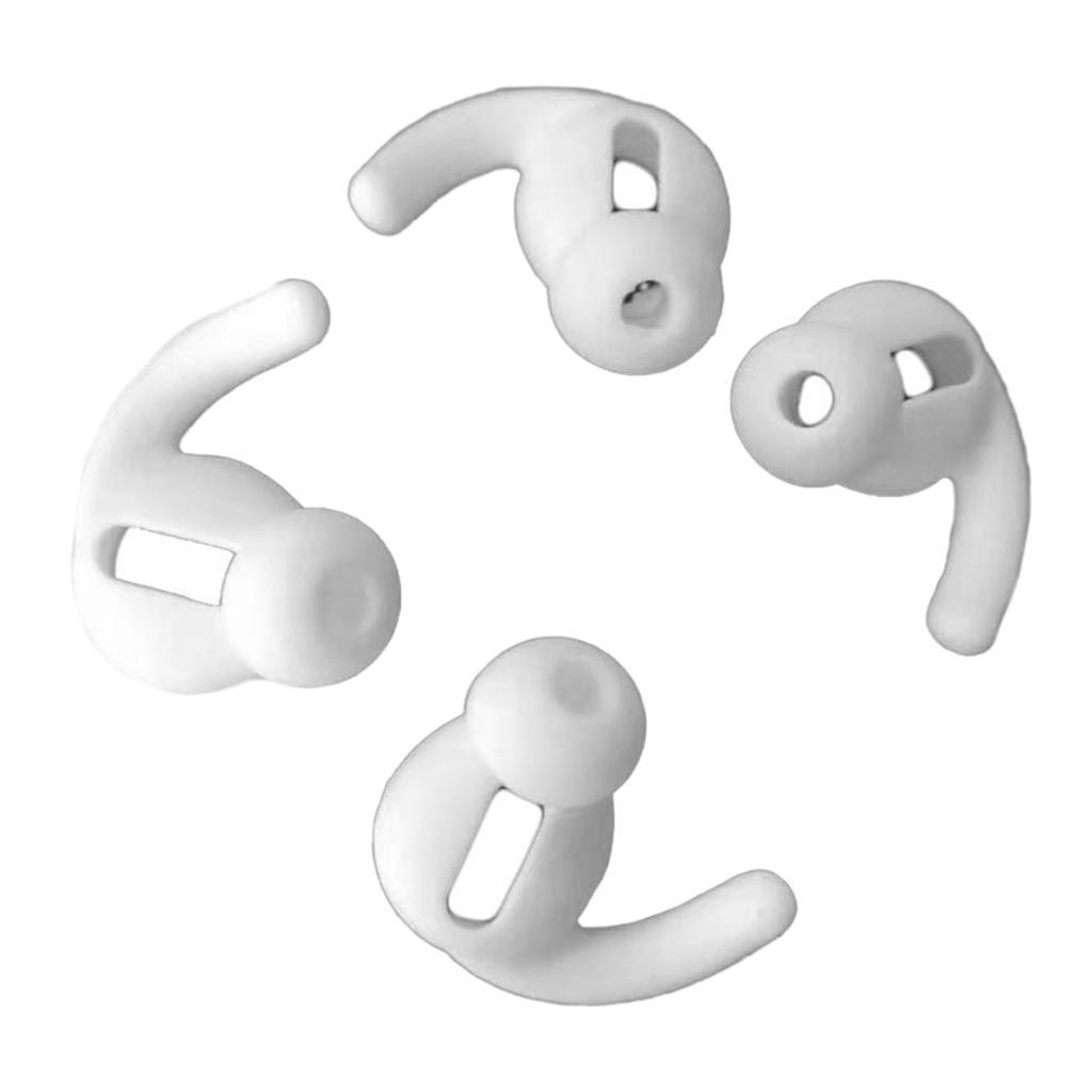 Earphone Cover Earbuds In-ear Tips Earmuffs w/ Case for White