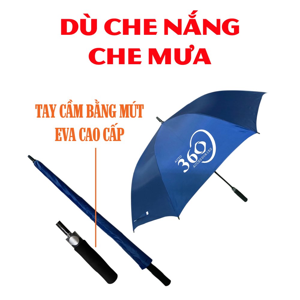 Dù Che Nắng, Dù Che Mưa Loại Lớn, 8 Nan, Làm Bằng Nhựa Poly Không Rỉ Sét, Dùng Cho Ô Tô, Gia Đình Và Sự Kiện