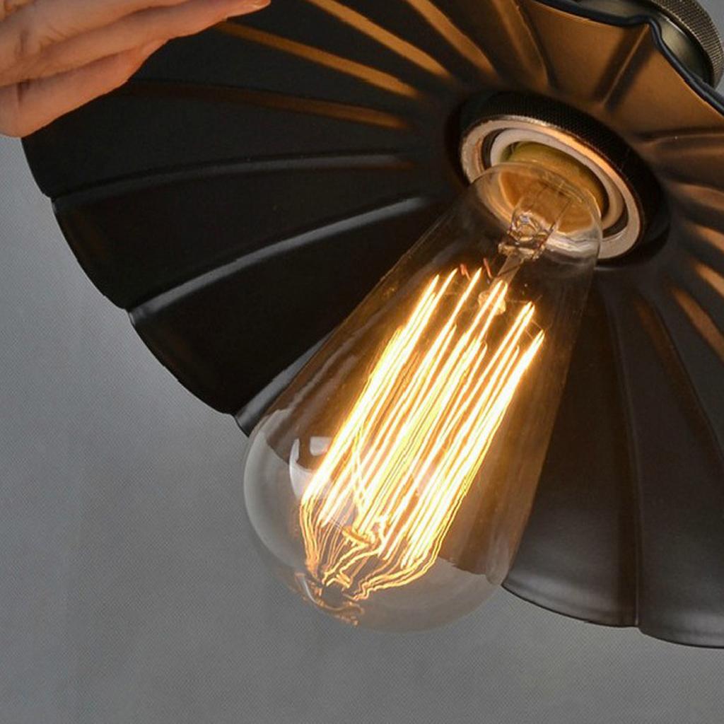 Elegant Lotus Leaf Shape Pendant Lampshade Iron Ceiling Home Decor Shade