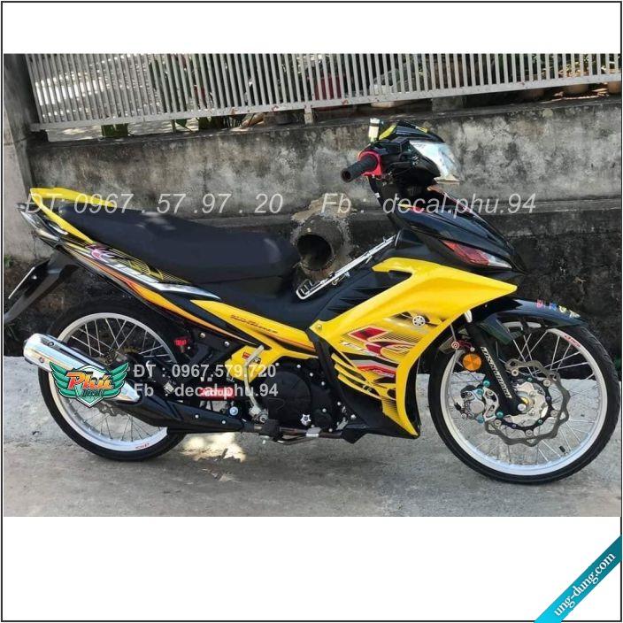 Tem Rời Exciter 135 Lc vàng đen
