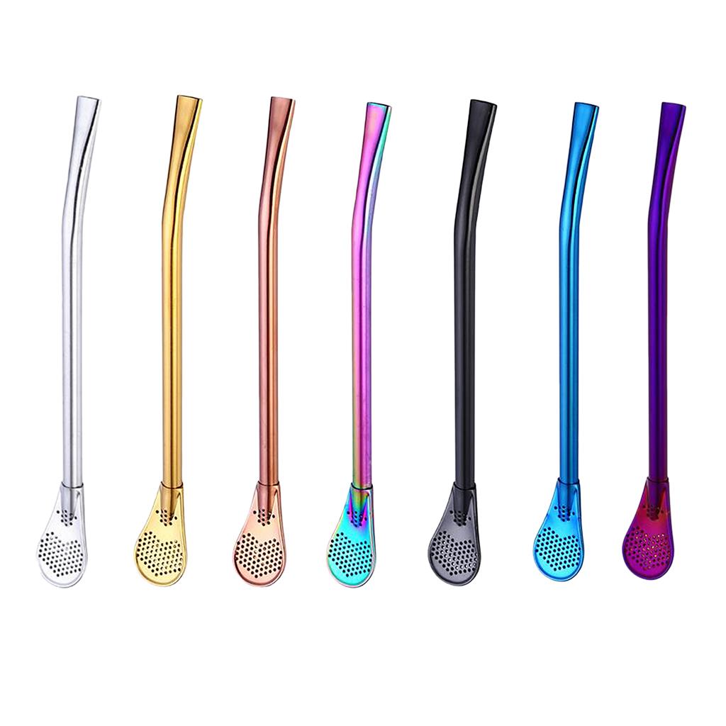 304 Stainless Steel Sucker Stirrer Coffee Drinking Spoon Teaspoon