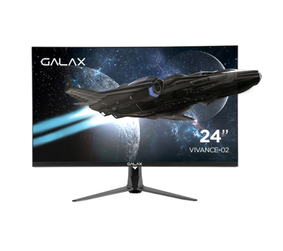 Màn hình Gaming Galax VI-02 (24&quot;/FHD/IPS/165Hz/1ms/HDR/sRGB 100%/Borderless/ G-Sync Compatible) - Hàng chính hãng