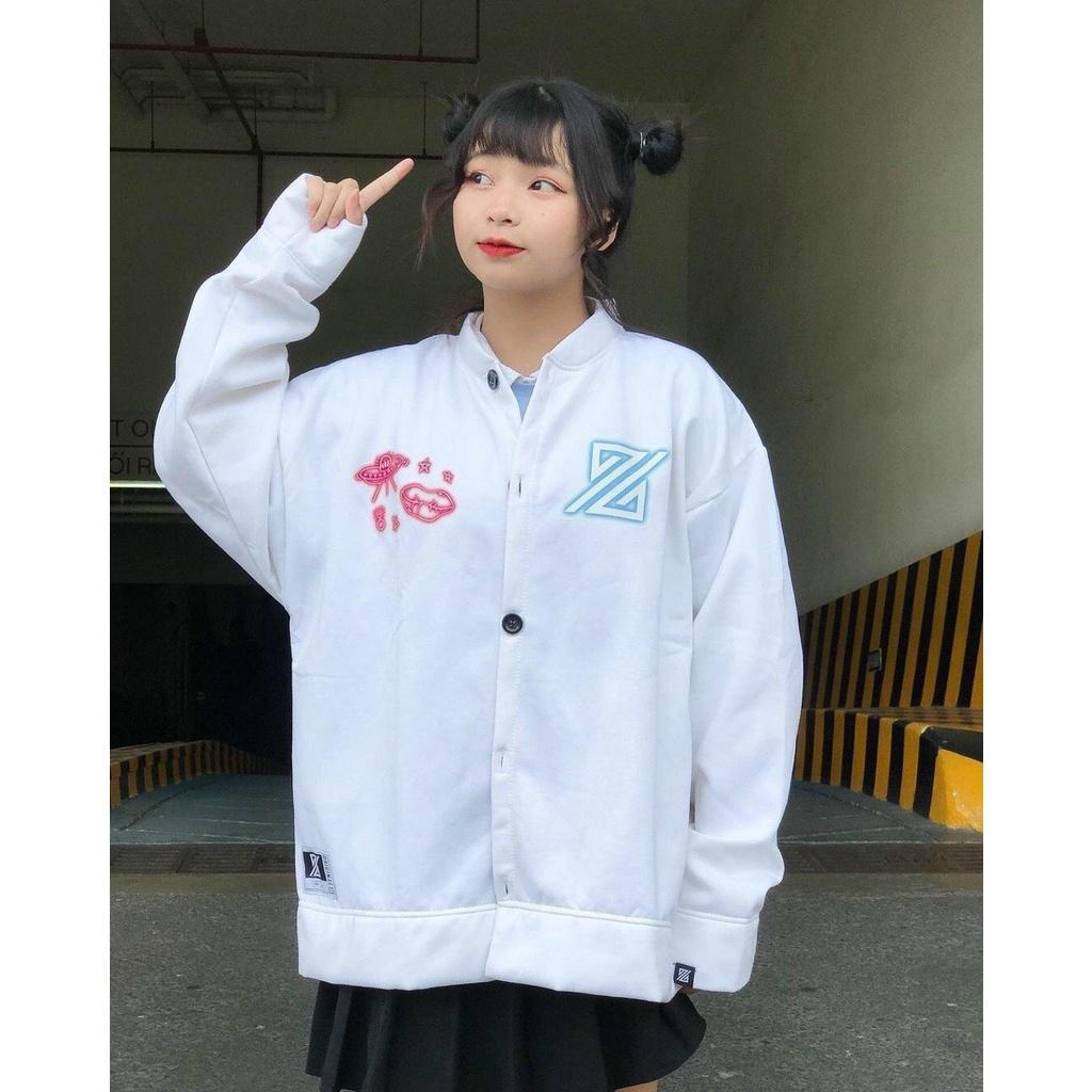 Áo khoác nữ cardigan thun nỉ ngoại in hình siêu cute năng động màu sắc tươi trẻ,Áo Khoác Cardigan Nỉ Ngoại Mẫu Mới Hot Hit