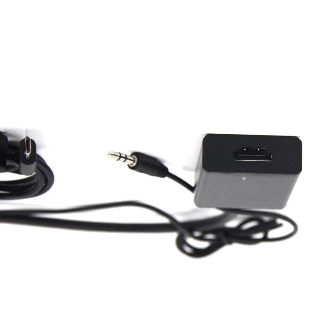 Giao hàng nhanh 1080P VGA to HDMI với âm thanh và cáp nguồn USB Bộ chuyển đổi VGA hdtv VTH05