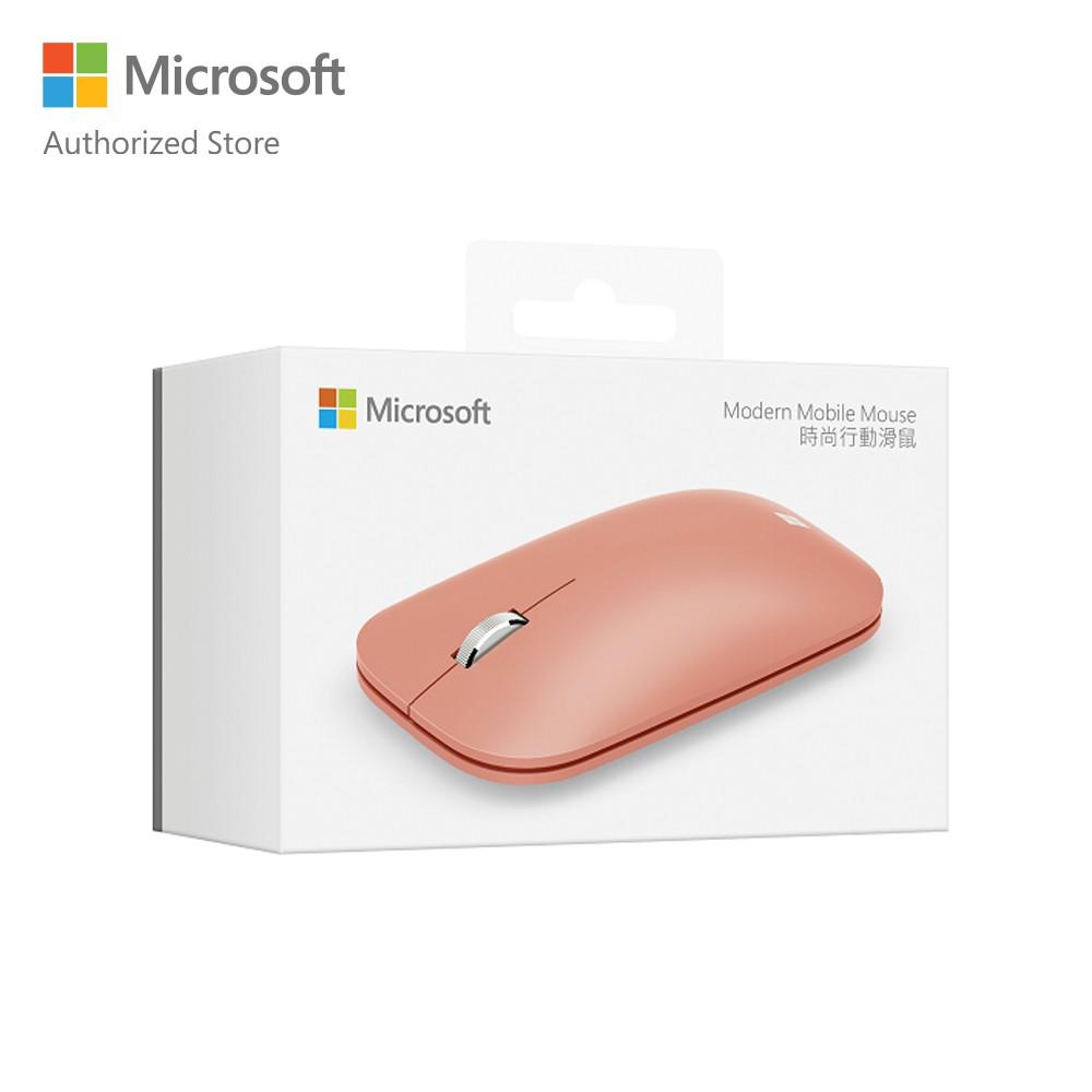 Chuột Bluetooth Microsoft BlueTrack Modern Mobile - Hồng đào Hàng chính hãng