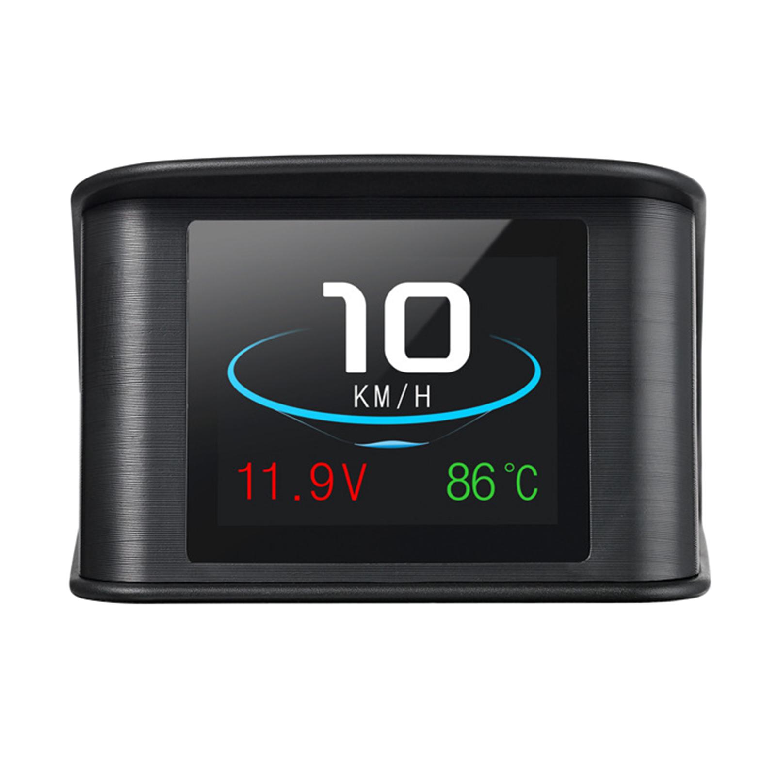 Universal LCD Screen Car Head Up Display OverSpeed Alarm for All Vehicle