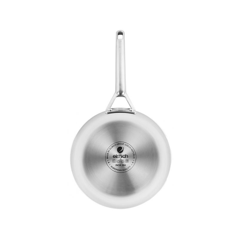 Chảo chống dính inox liền khối Elmich Trimax CZ EL-3836, Đường kính 24 cm, Sử dụng được mọi loại bếp - Hàng chính hãng