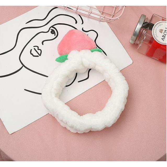 Băng đô, bờm tóc trang điểm make up trái đào dễ thương