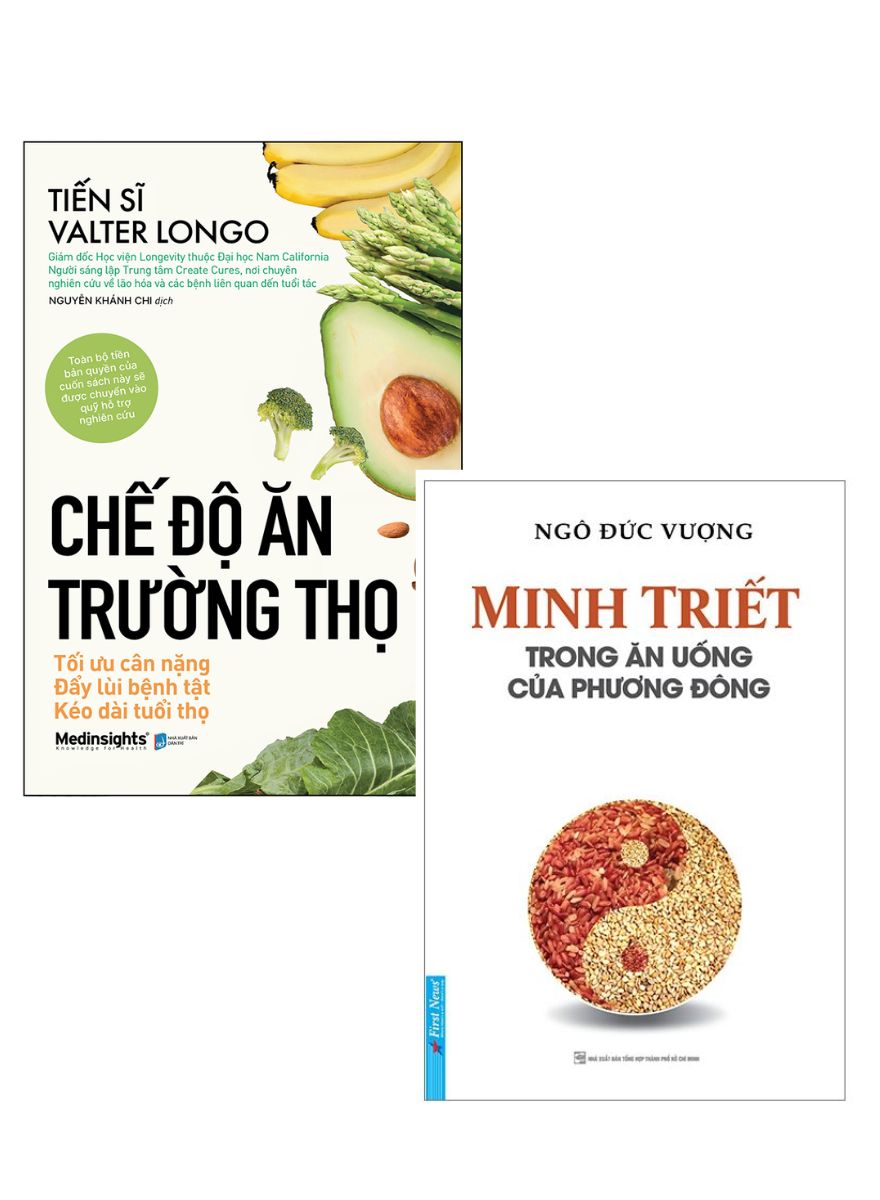 	Combo Minh Triết Trong Ăn Uống Của Phương Đông + Chế Độ Ăn Trường Thọ (Bộ 2 Cuốn)- FN - AL