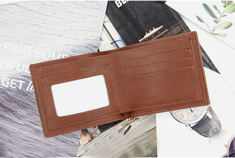 Bóp ví nam da PU nổi bật W229