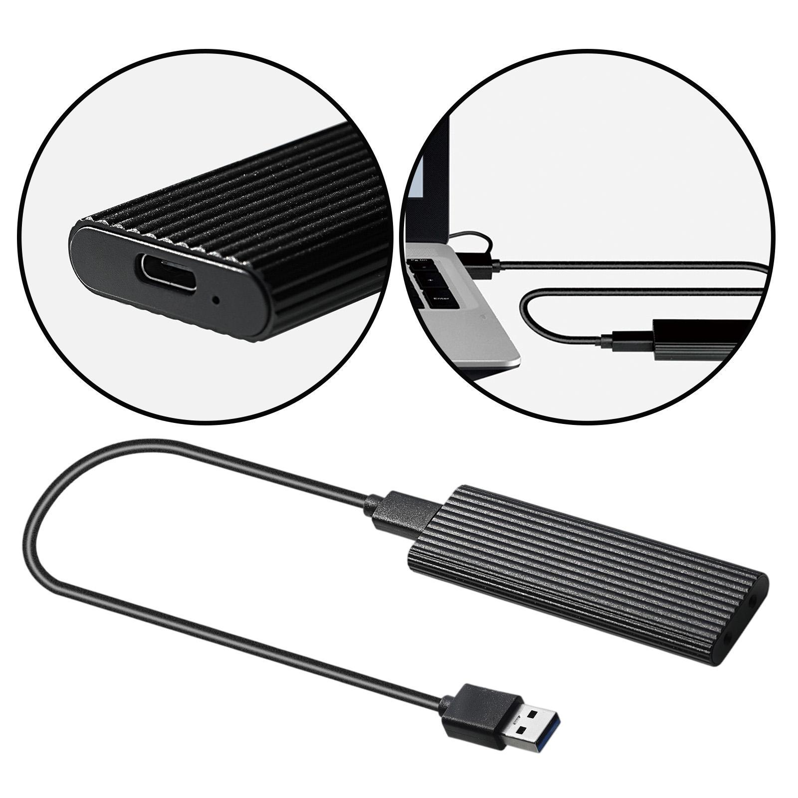 USB 3.0 to  M.2 B Key SSD External Enclosure Case Cover Adapter