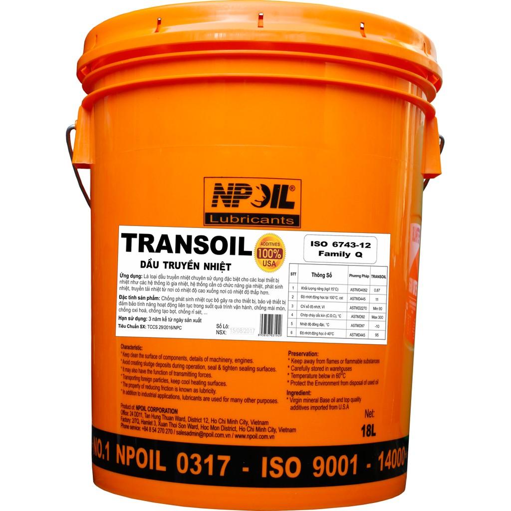 Dầu truyền nhiệt – NP TRANSOIL - Xô 18L