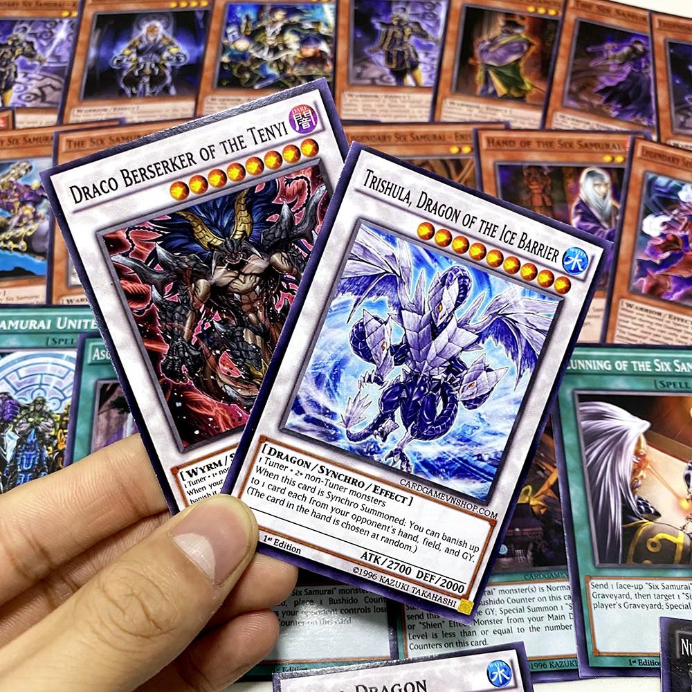 Bài Yugioh ️️ Thẻ bài Yugioh Six Samurai deck 54 lá