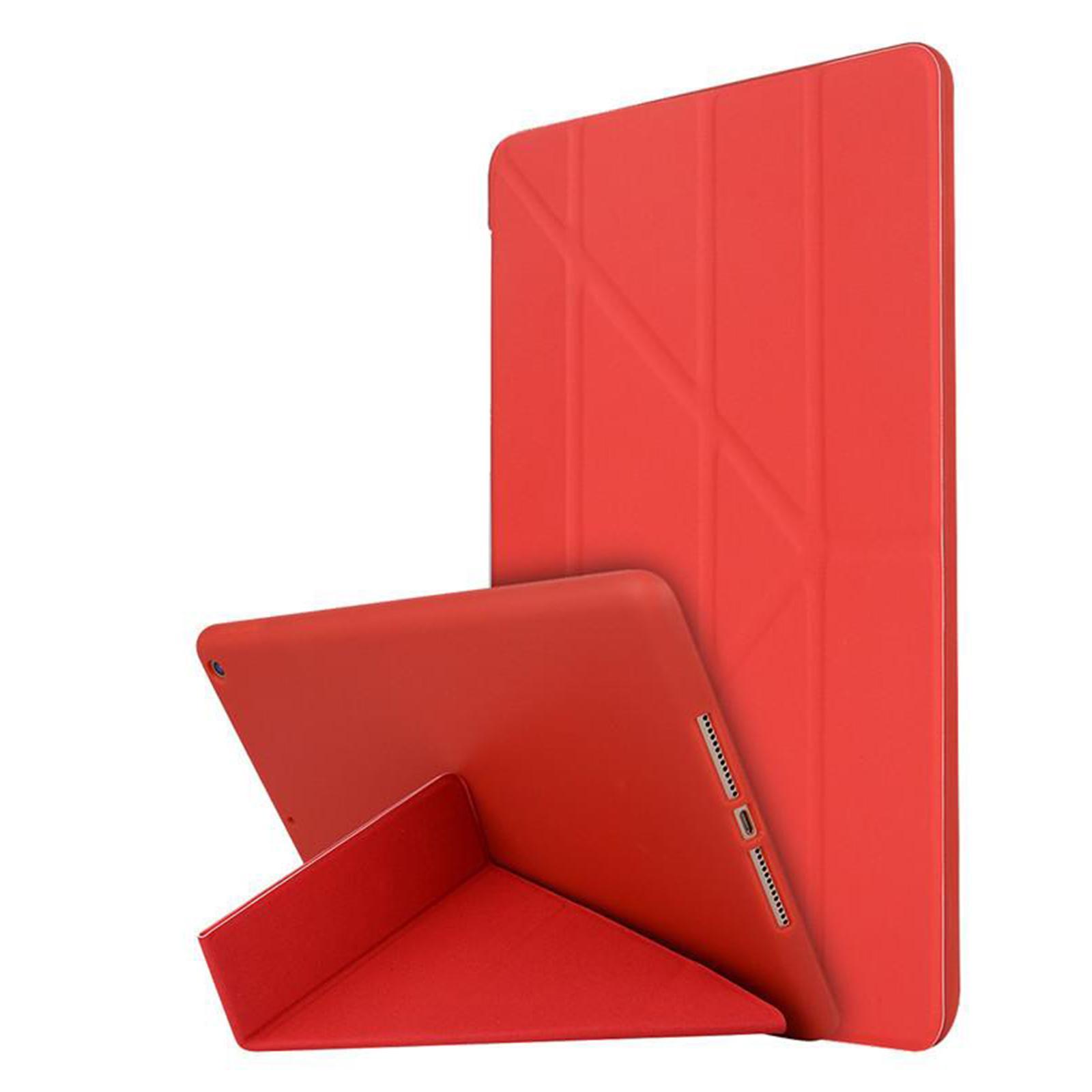 Shockproof Silicone Folding Stand Case Red