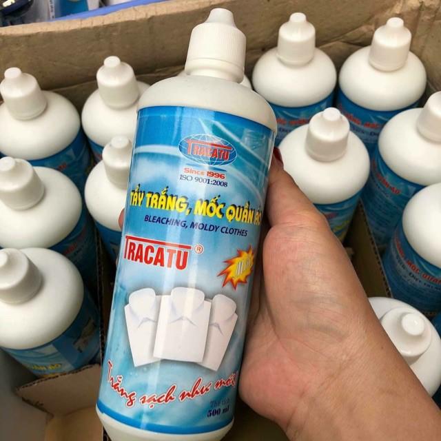 Tấy trắng tẩy mốc quần áo thần thánh Tracatu 500ml hàng Việt Nam