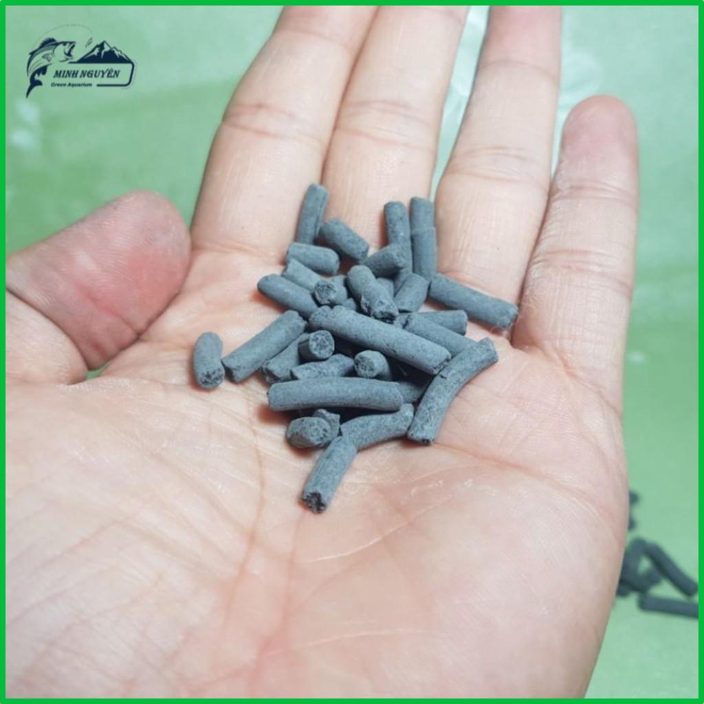Than hoạt tính vật liệu lọc cho bể cá cảnh đẹp loại 100g
