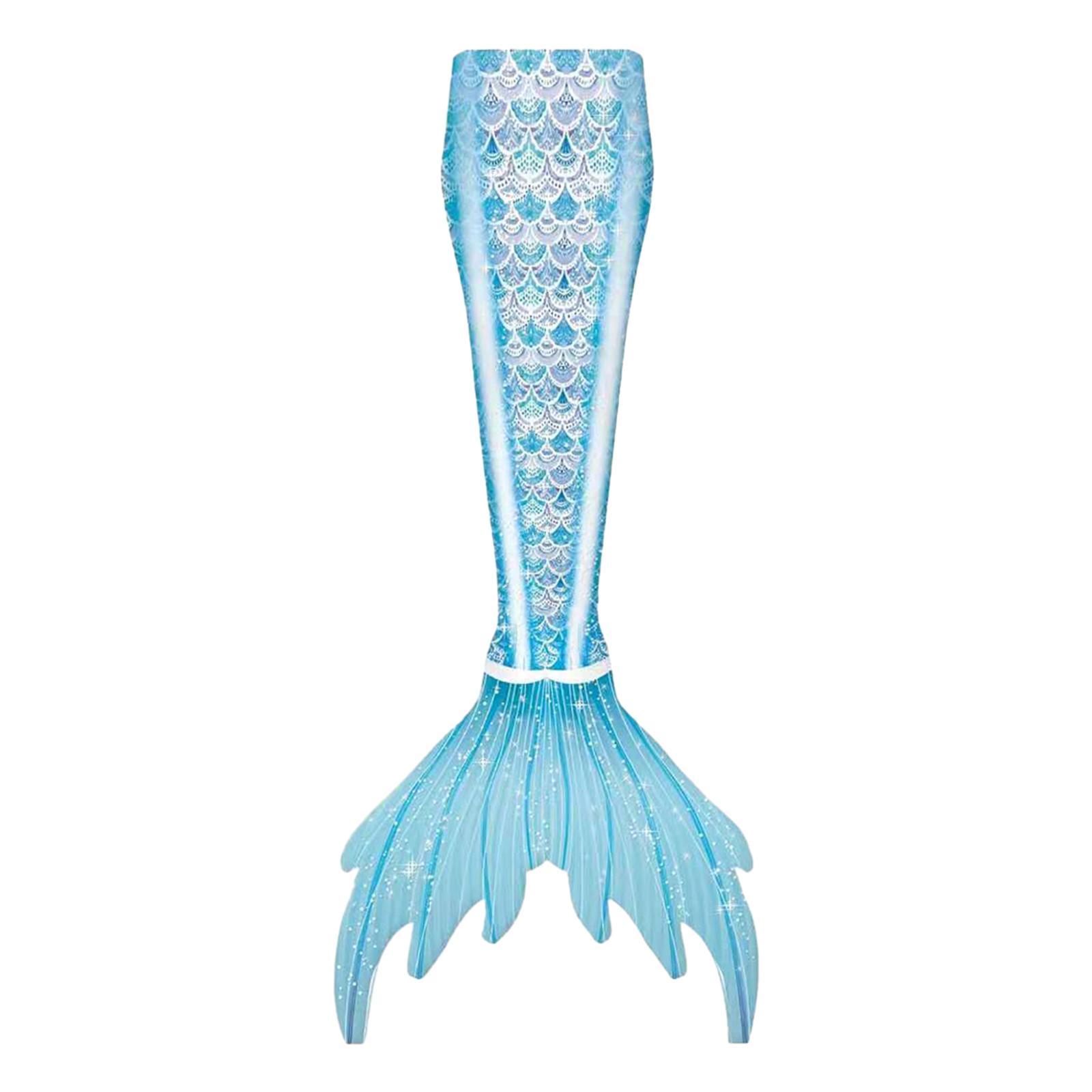Mermaid Tails for Swimming Girls Holiday Gift Waist 60-70cm Bikini Swim Wear