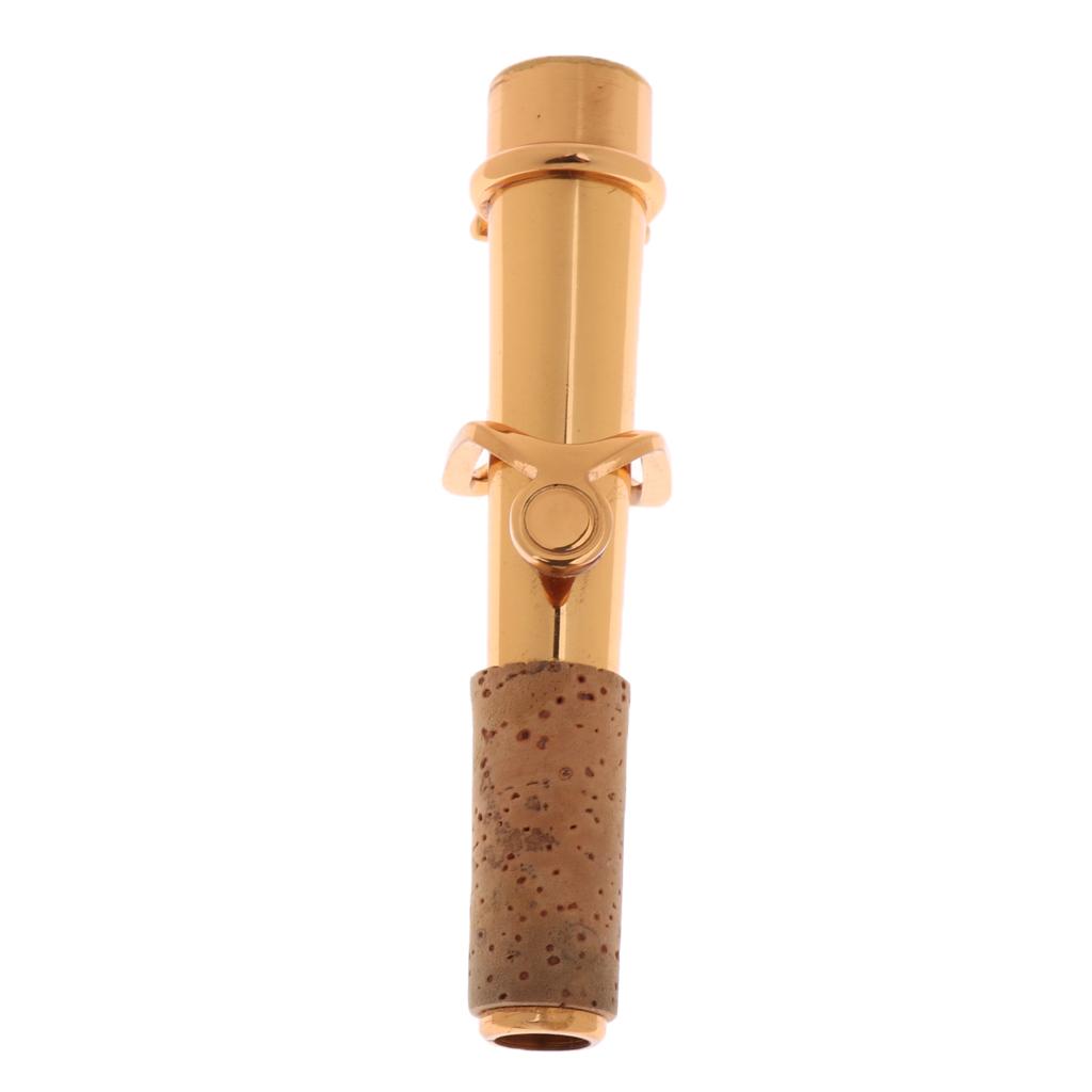 Durable Replacement Soprano Saxophone Sax Neck Golden