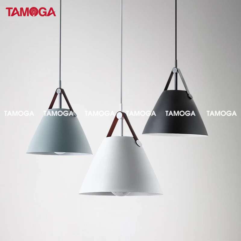 Đèn thả trang trí quai da TAMOGA VKAS 5007/1 + Tặng kèm bóng led AS Vàng