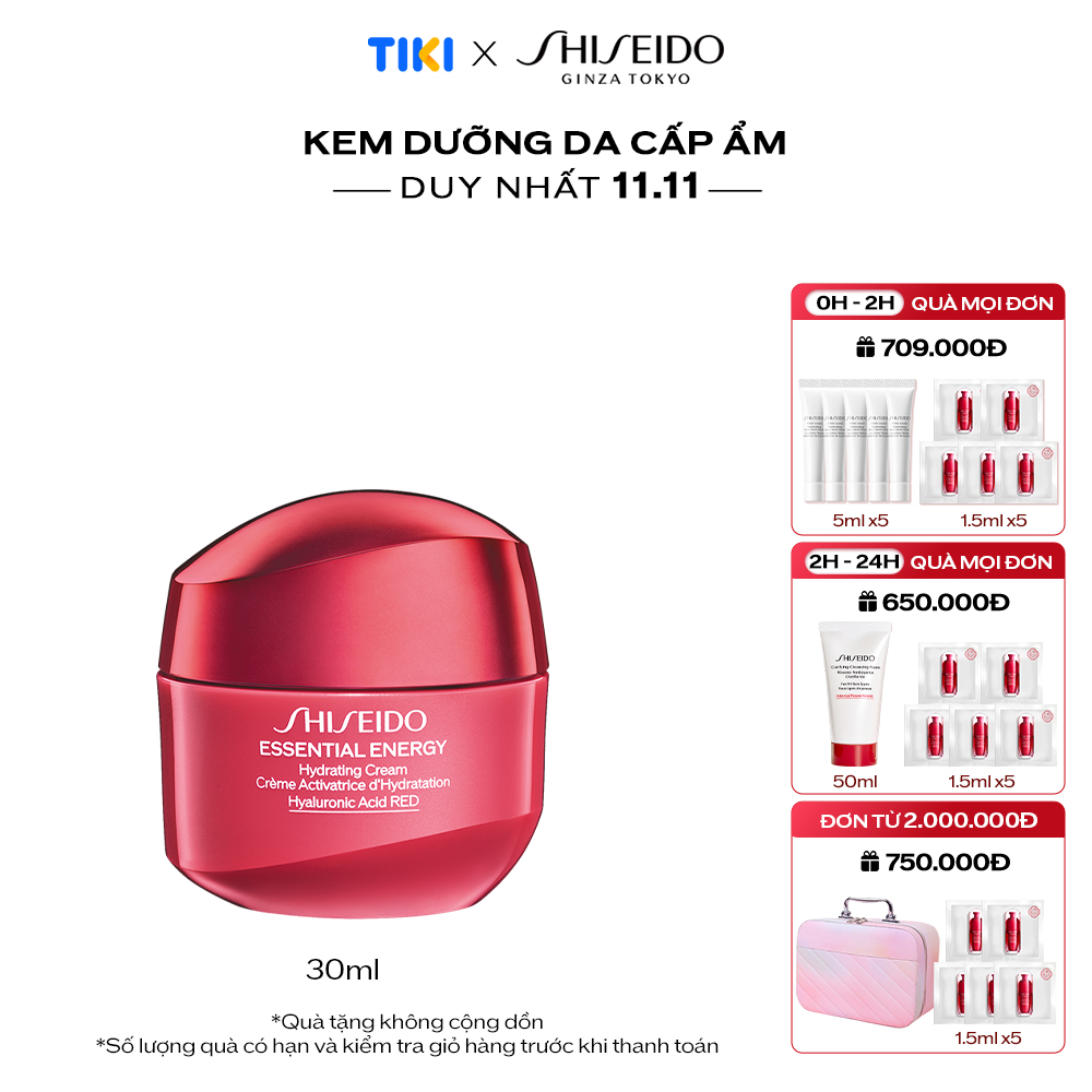 Kem dưỡng da Shiseido Essential Energy Hydrating Cream 30ml