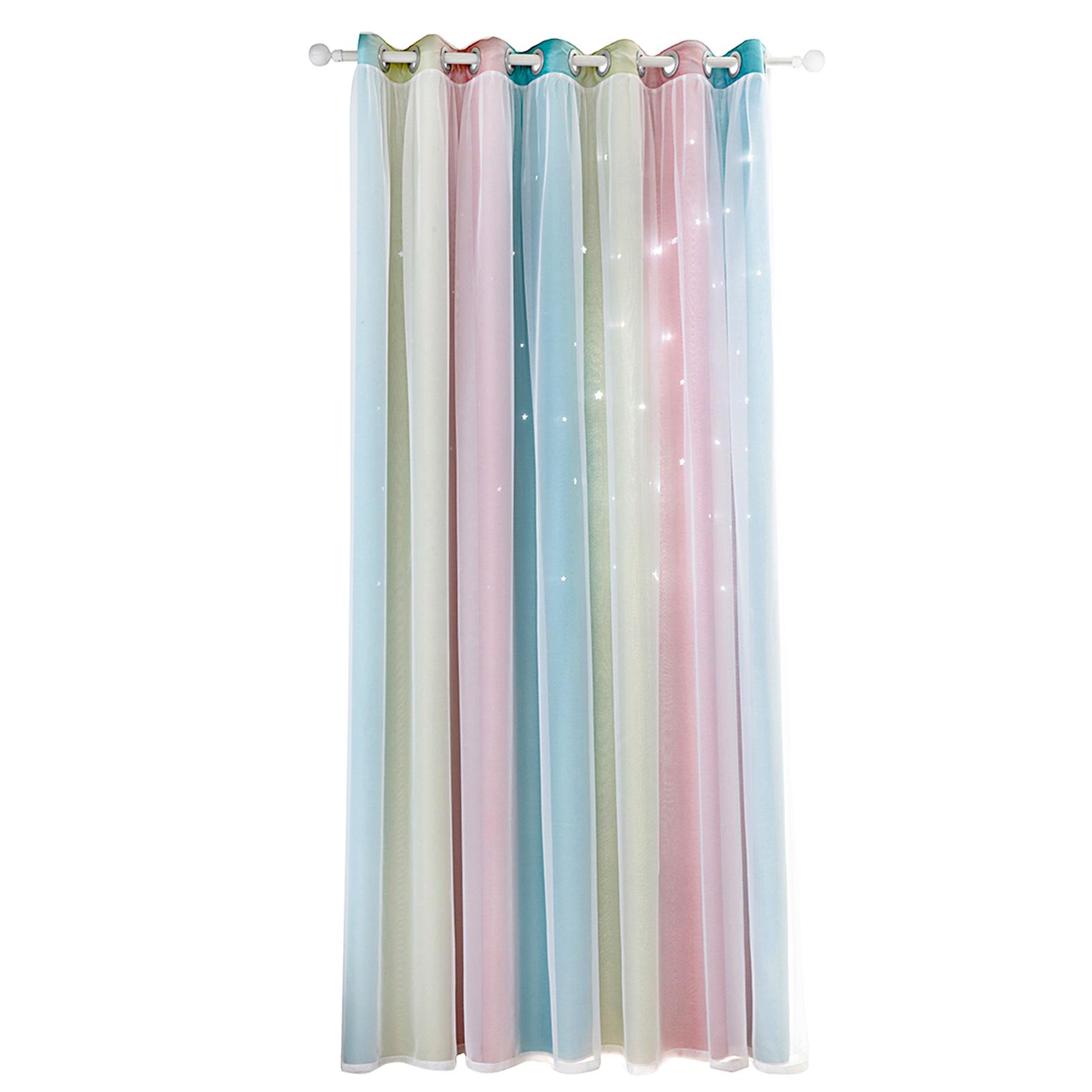 Rèm Đơn Giản Gradient Hai Lớp Màn Chắn Sáng