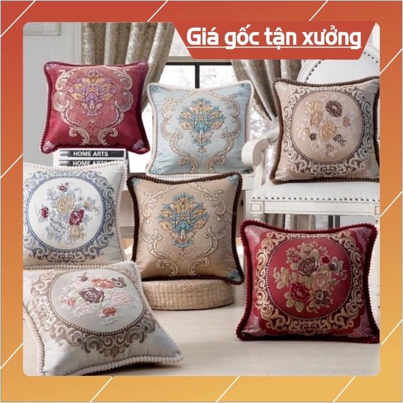 Vỏ gối tựa Tây Âu trang trí - SẴN