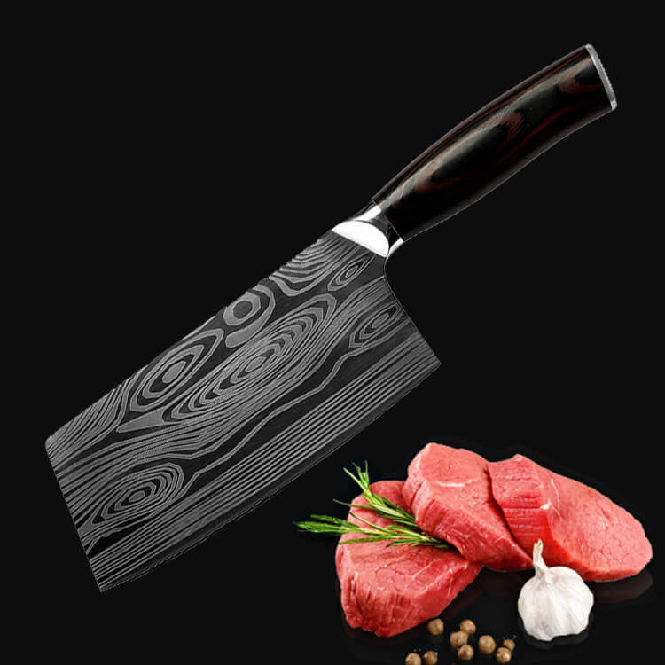 DAO - DAO BẾP NHẬT BẢN USUBA THÉP DAMASCUS MÃ EDT117 nt topcomshop vn