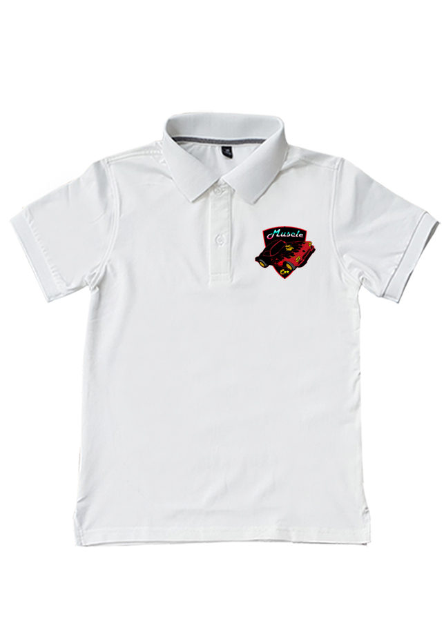 Áo Thun Cá Sấu Nam Họa Tiết Xe