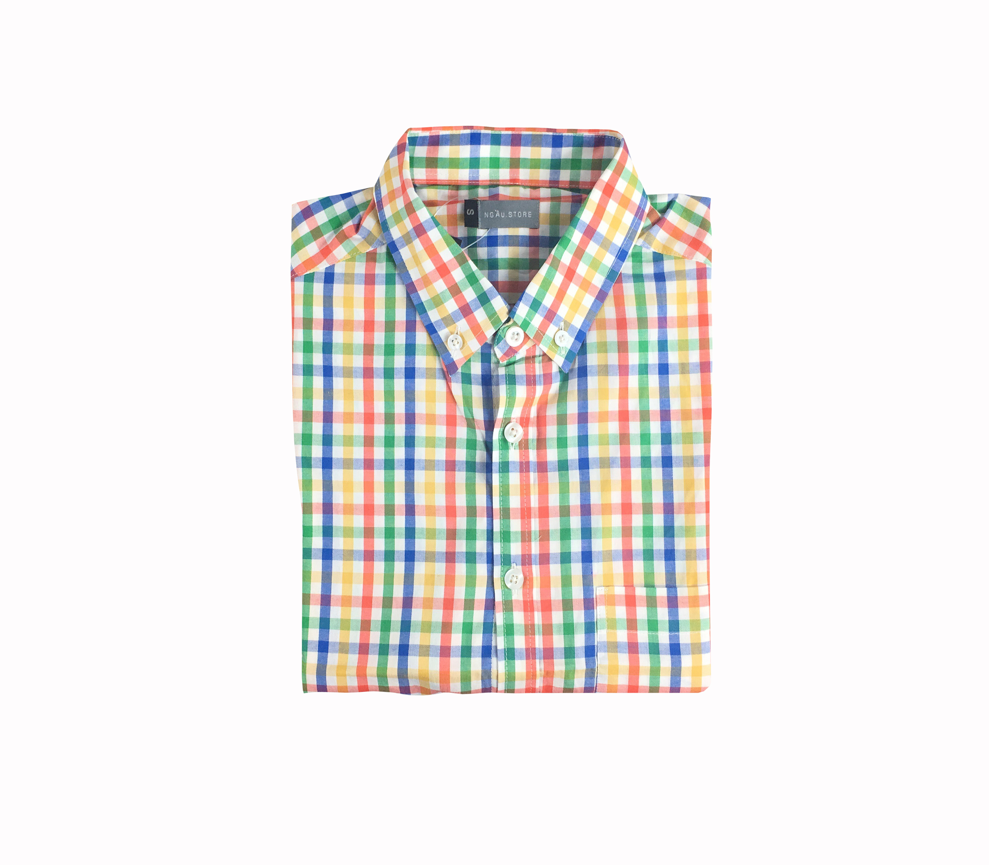 Sơ mi caro nhí chất cotton mềm, mịn, thoáng mát, lịch sự gọn gàng
