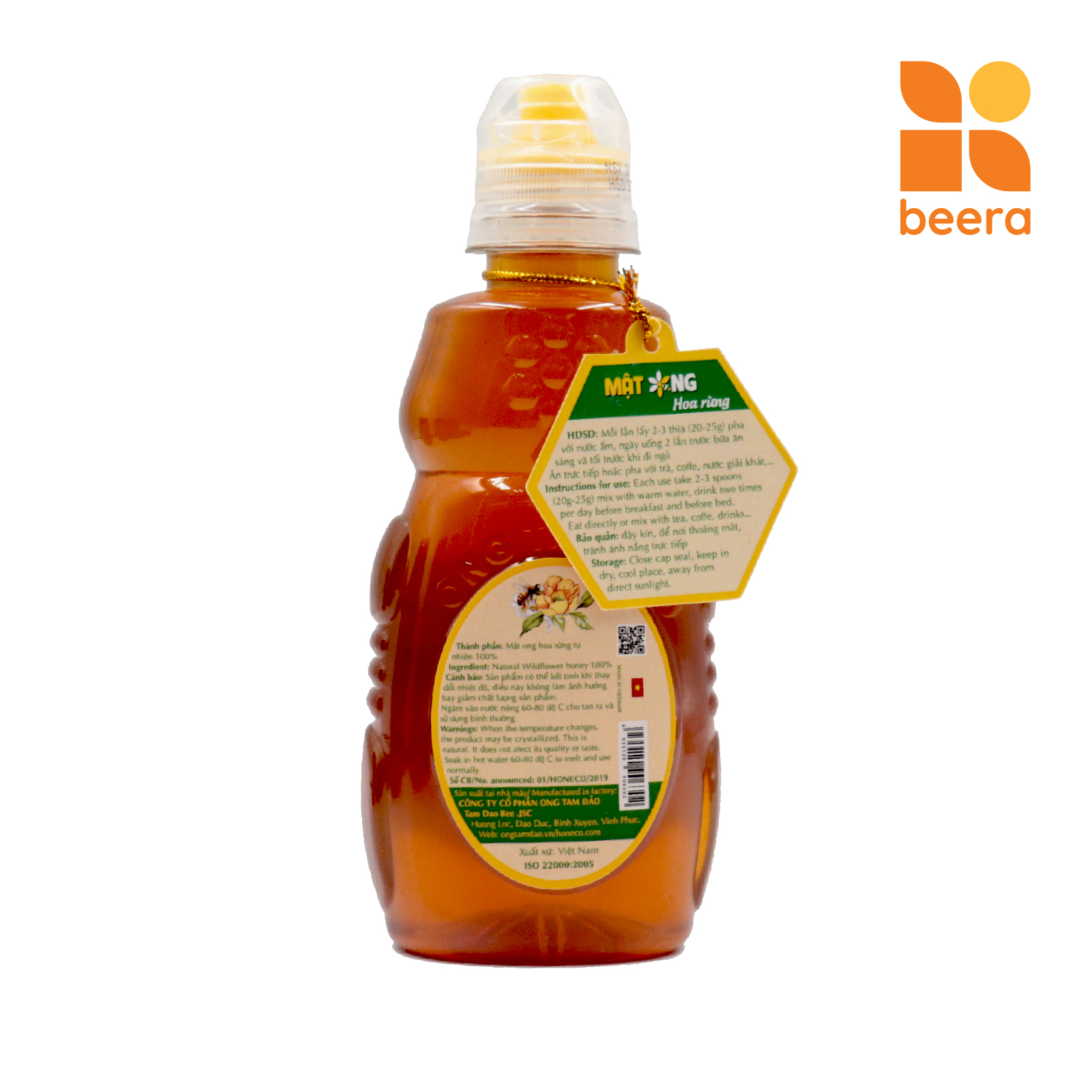 Mật ong hoa Rừng 360g-HONECO