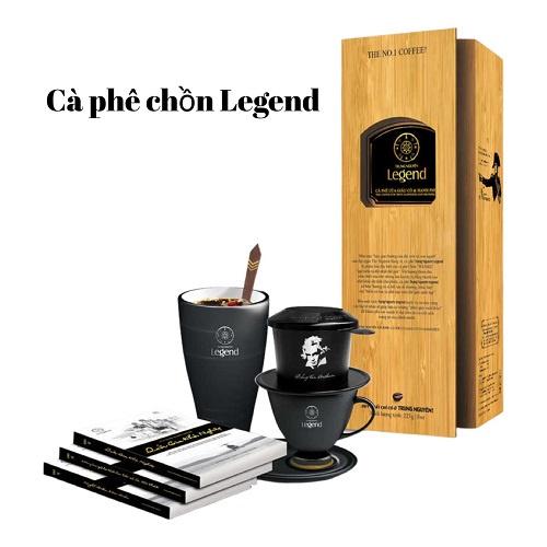 Combo 2 Hộp Cà Phê Chồn Arabica, Robusta, Excelsa - Hộp 225g - Trung Nguyên Legend (Vị đậm, đắng thanh, chocolate)